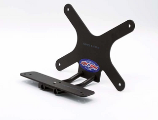 Sto N Sho Quick Release Front License Plate Bracket: Jeep Wrangler JL (Except Sport, Sport S, Sport Altitude) 2023 - 2025 / Jeep Gladiator  2023 - 2025 / Jeep Wrangler 4xe (With Plastic Bumper) 2021-2024