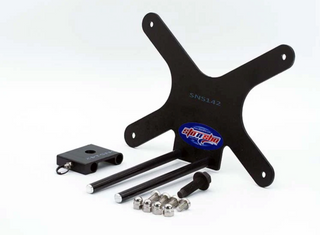 Sto N Sho Quick Release Front License Plate Bracket: Jeep Wrangler JK (With Metal Bumper) 2012 - 2018