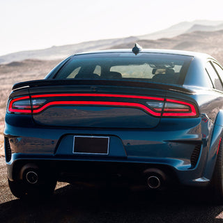 Spec D Rear Spoiler (Matte Black): Dodge Charger 2015 - 2023