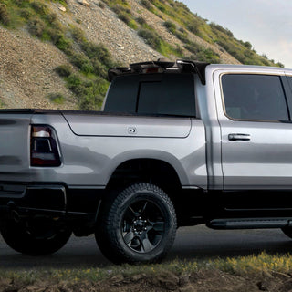 Spec D Rear Cab Spoiler (Glossy Black, 3pc): Ram 1500 2013 - 2018