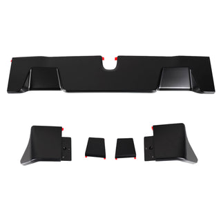 Spec D Rear Cab Spoiler (Matte Black, 3pc): Ram 1500 2019 - 2024
