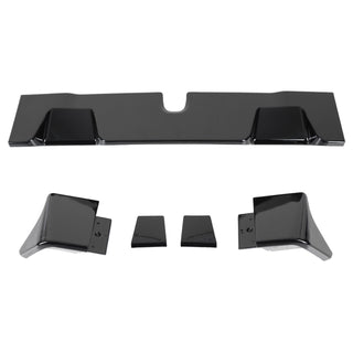 Spec D Rear Cab Spoiler (Glossy Black, 3pc): Ram 1500 2019 - 2024