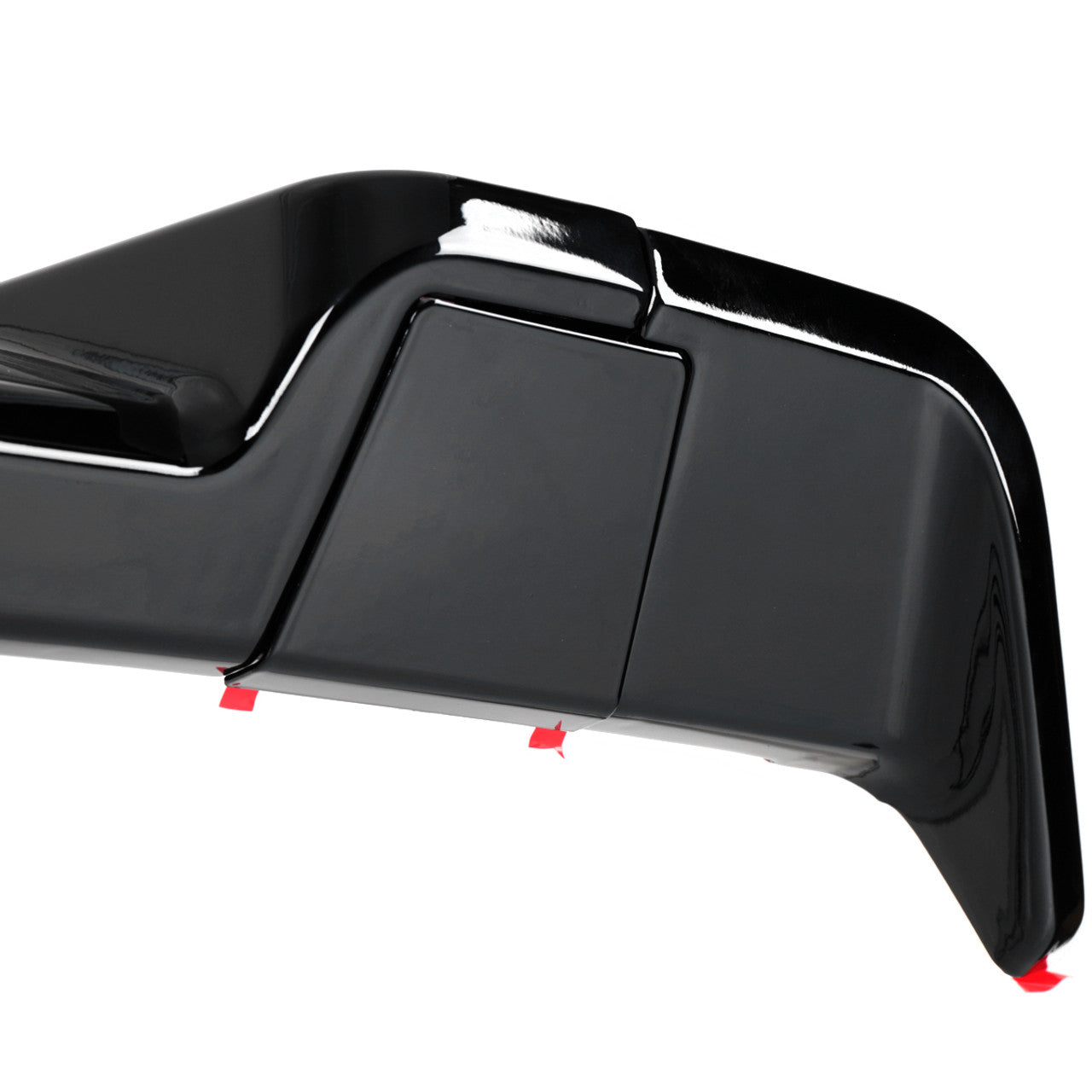 Spec D Rear Cab Spoiler (Glossy Black, 3pc): Ram 1500 2019 - 2024