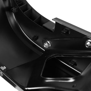 Spec D Black SS Factory Rear Step Bumper w/ License Lamps: Dodge Dakota 2005-2011