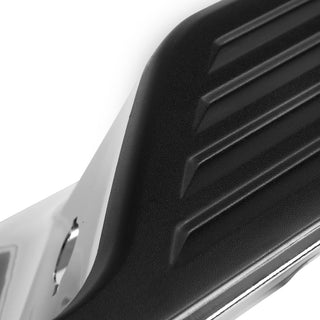 Spec D Chrome SS Factory Rear Step Bumper w/ License Lamps: Dodge Dakota 2005-2011