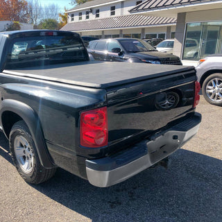 Spec D Chrome SS Factory Rear Step Bumper w/ License Lamps: Dodge Dakota 2005-2011