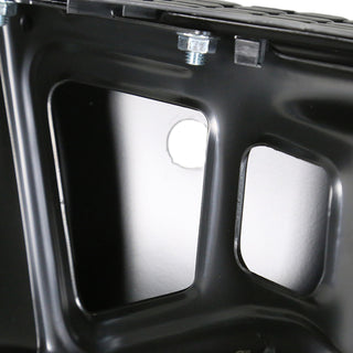 Spec D OEM Style Steel Rear Bumper (Black w/ Parking Sensor Holes): Dodge Ram 2009 - 2018