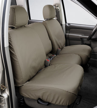 Covercraft Polycotton SeatSaver Custom Second Row Seat Covers: Ram 1500 2019-2025 - Wet Sand