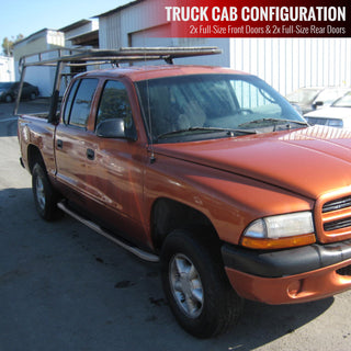 Spec D 3" Chrome SS Side Step Nerf Bars: Dodge Dakota 2000-2004 2.5L/3.9L