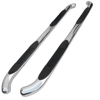 Spec D 3" Chrome SS Side Step Nerf Bars: Dodge Durango / Chrysler Aspen 2004-2010