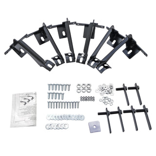 Spec D 3" Chrome SS Side Step Nerf Bars: Dodge Durango 2011-2024 3.6L / 5.7L