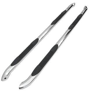 Spec D 3" Chrome SS Side Step Nerf Bars: Dodge Durango 2011-2024 3.6L / 5.7L