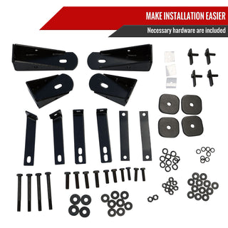 Spec D 3" Black SS Side Step Nerf Bars (REG CAB): Fits Dodge Ram 1500/2500/3500 2002-2009