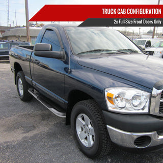 Spec D 3" Chrome Side Step Nerf Bars (REG CAB): Fits Dodge Ram 1500/2500/3500 2002-2009