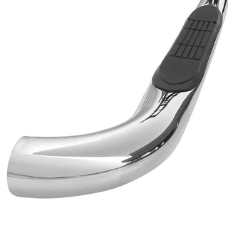 Spec D 3" Chrome SS Side Step Nerf Bars: Fits Dodge Ram 1500/2500/3500 2009-2021 Regular Cab