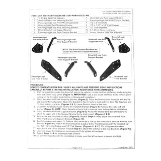 Spec D 3" Chrome SS Side Step Nerf Bars: Ram 1500 Quad Cab 2019-2024