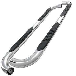Spec D 3" Chrome SS Side Step Nerf Bars: Ram 1500 Quad Cab 2019-2024