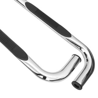 Spec D 3" Chrome SS Side Step Nerf Bars: Fits Dodge Ram 1994-2002