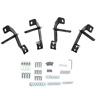 Spec D 3" Black SS Side Step Nerf Bars (2DR): Jeep Wrangler JK 2007-2018
