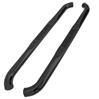 Spec D 3" Black SS Side Step Nerf Bars (2DR): Jeep Wrangler JK 2007-2018