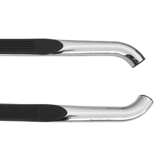 Spec D 3" Chrome SS Side Step Nerf Bars (2DR): Jeep Wrangler JK 2007-2018