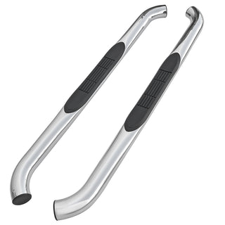 Spec D 3" Chrome SS Side Step Nerf Bars (2DR): Jeep Wrangler JK 2007-2018