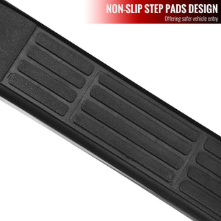 Spec D 3" Chrome SS Side Step Nerf Bars (4DR): Jeep Wrangler JK 2007-2018