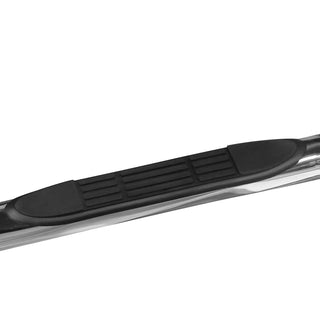 Spec D 3" Chrome SS Side Step Nerf Bars (4DR): Jeep Wrangler JK 2007-2018