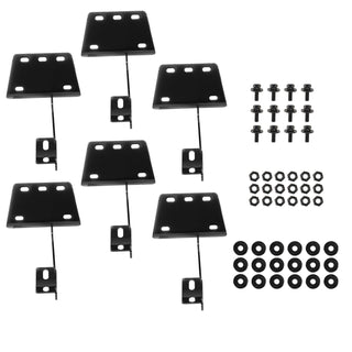 Spec D 4" Black SS Side Step Nerf Bars: Ram 1500 Crew Cab 2019-2024