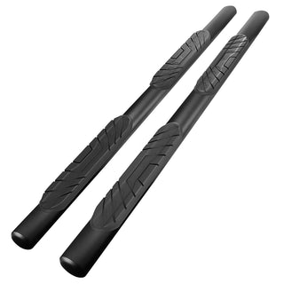 Spec D 4" Black SS Side Step Nerf Bars: Ram 1500 Crew Cab 2019-2024
