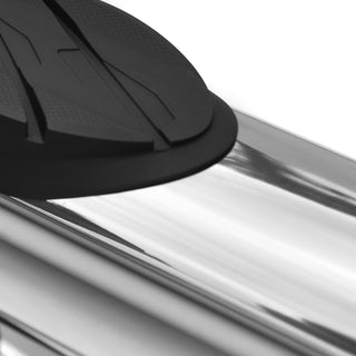 Spec D 4" Chrome SS Side Step Nerf Bars: Ram 1500 Crew Cab 2019-2024