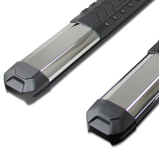 Spec D 5" Aluminum Side Step Bars: Fits Dodge Ram 2002-2008 Quad Cab