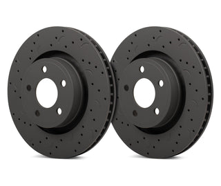 Hawk Performance Drilled and Slotted Front Brake Rotor Set (FRONT): Dodge Dakota (05-10) / Ram Dakota (11)