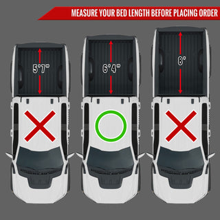 Spec D Soft Quad-Fold Tonneau Cover: Dodge Ram (w/ 6.4ft Bed) 2002 - 2018