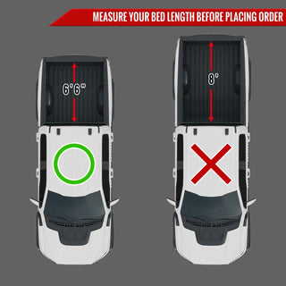 Spec D Soft Quad Fold Tonneau Cover: Dodge Ram (w/ 6.5ft Bed) 1994 - 2002