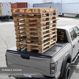 Spec D Hard Quad-Fold Tonneau Cover: Dodge Ram (w/ 5'8ft Bed) 2009 - 2018