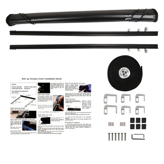 Spec D Vinyl Roll Up Tonneau Cover: Dodge Ram (w/ 6.4ft Bed) 2002 - 2018