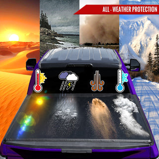 Spec D Roll Up Vinyl Tonneau Cover 6.5FT Bed: Fits Dodge Ram 1994-2002