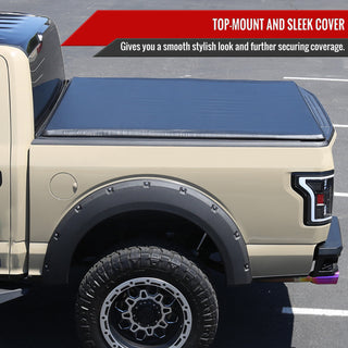 Spec D Vinyl Roll-Up Tonneau Cover: Dodge Ram (w/ 6.4ft Bed) 2002 - 2018