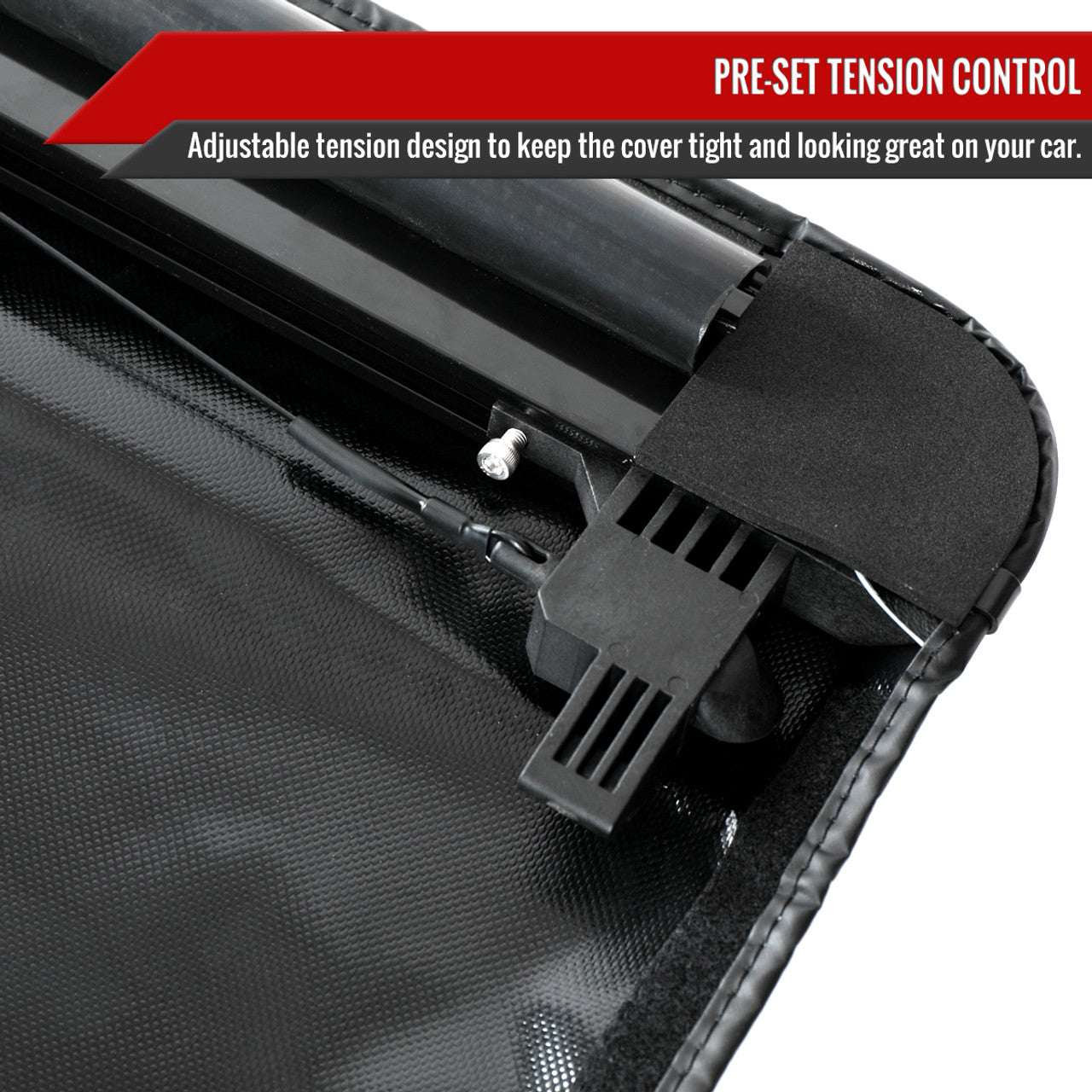 Spec D Soft Roll-Up Tonneau Cover: Dodge Ram 1500 (w/ 5.7ft Bed) 2009 - 2018