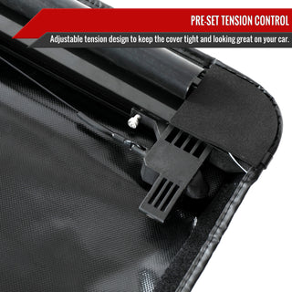 Spec D Vinyl Roll-Up Tonneau Cover: Dodge Ram (w/ 6.4ft Bed) 2002 - 2018