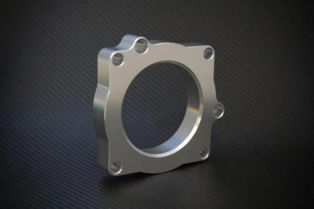 Torque Solution Throttle Body Spacer: Chrysler 300C / Dodge Challenger / Charger / Magnum 2005 - 2024 (5.7L Hemi / 6.1L SRT8 & 6.4L 392)