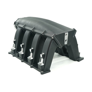 Brian Tooley Racing Trinity Intake Manifold Long Runner Single Injector: Fits 6.2L Gen III Hemi - Black