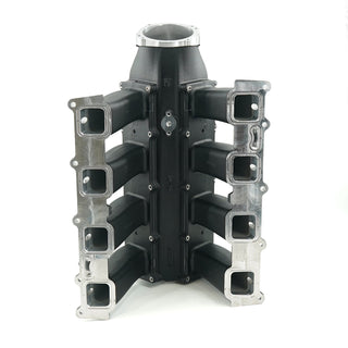 Brian Tooley Racing Trinity Intake Manifold Long Runner Single Injector: Fits 6.2L Gen III Hemi - Black