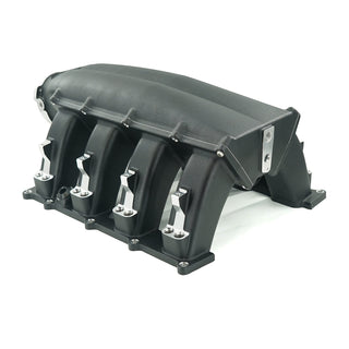 Brian Tooley Racing Trinity Intake Manifold Mid Runner Dual Injector: Fits 6.2L Gen III Hemi - Black