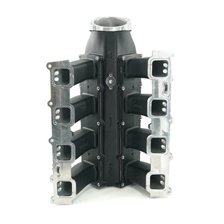 Brian Tooley Racing Trinity Intake Manifold Mid Runner Dual Injector: Fits 6.2L Gen III Hemi - Black