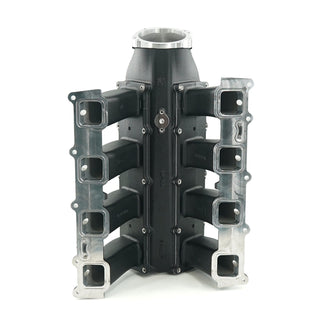 Brian Tooley Racing Trinity Intake Manifold Mid Runner Single Injector: Fits 6.2L Gen III Hemi - Black