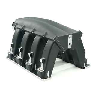 Brian Tooley Racing Trinity Intake Manifold Long Runner Dual Injector: Fits 5.7L/6.4L Gen III Hemi - Black