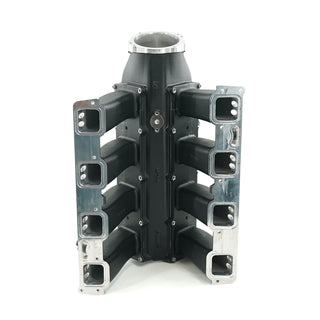 Brian Tooley Racing Trinity Intake Manifold Long Runner Dual Injector: Fits 5.7L/6.4L Gen III Hemi - Black