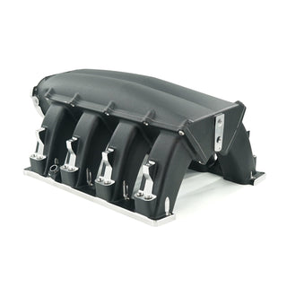 Brian Tooley Racing Trinity Intake Manifold Mid Runner Dual Injector: Fits 5.7L/6.4L Gen III Hemi - Black